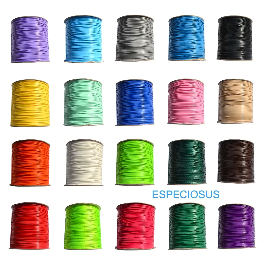 

10m Nylon Cord Thread Hide Rope Macrame Cord Bracelet Braided String DIY Necklace Beading Waxed Rope String Thread 20 Colors