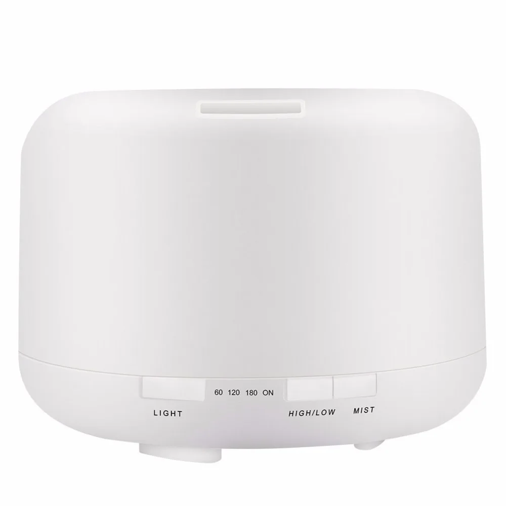 

500ml Air Humidifier Essentiel Oil Aromatherapy Machine 7 Color Change LED Light Ultrasonic Humidifier Aroma Diffuser for Home