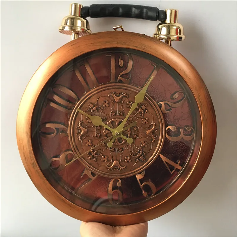 

High quality personality design female handbags real clock accurate time shoulder bag messenger bag large capacity handbag