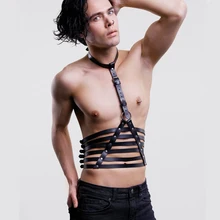 Ремень для живота, креативный дизайн, мужские ремни, сексуальный пояс, чокер, пояс на подтяжках, для взрослых, мужские сексуальные костюмы, БДСМ, связывание, скульптура