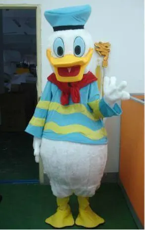 

Wholesale New Donald Duck Costume Mascot Adult Size Cartoon Dress