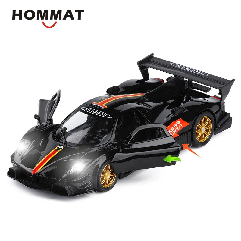 HOMMAT моделирования 1:32 Масштаб Pagani Zonda R Спортивные спортивный автомобиль сплава
