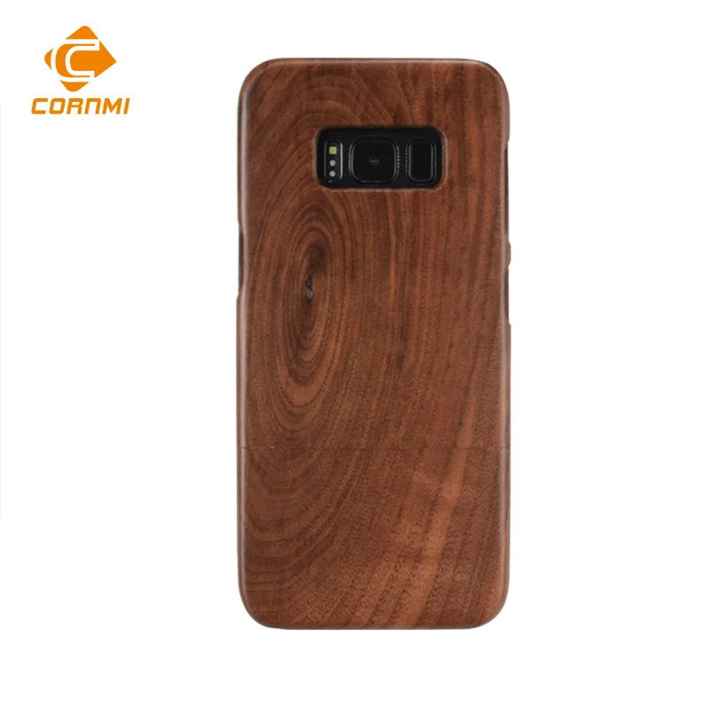 Грецкий Орех Деревянный чехол для Samsung Galaxy S8 Plus задняя крышка комбинированный