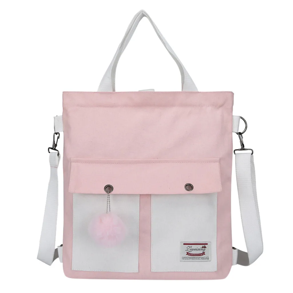 

#5 Women Backpack Waterproof Canvas For Fashion Three-use Women Bag Multi-function Backpack Large Capacity Diagonal Bag