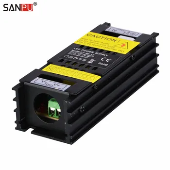 

SMPS 60w 12v Light Transformer 5a 220v 230v ac-dc Constant Voltage Switching Power Supply Driver for LEDs Black Aluminum IP20