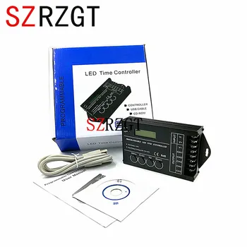 

LED Time Controller DC12-24V 20A 5 Channel Time Programmable Controller