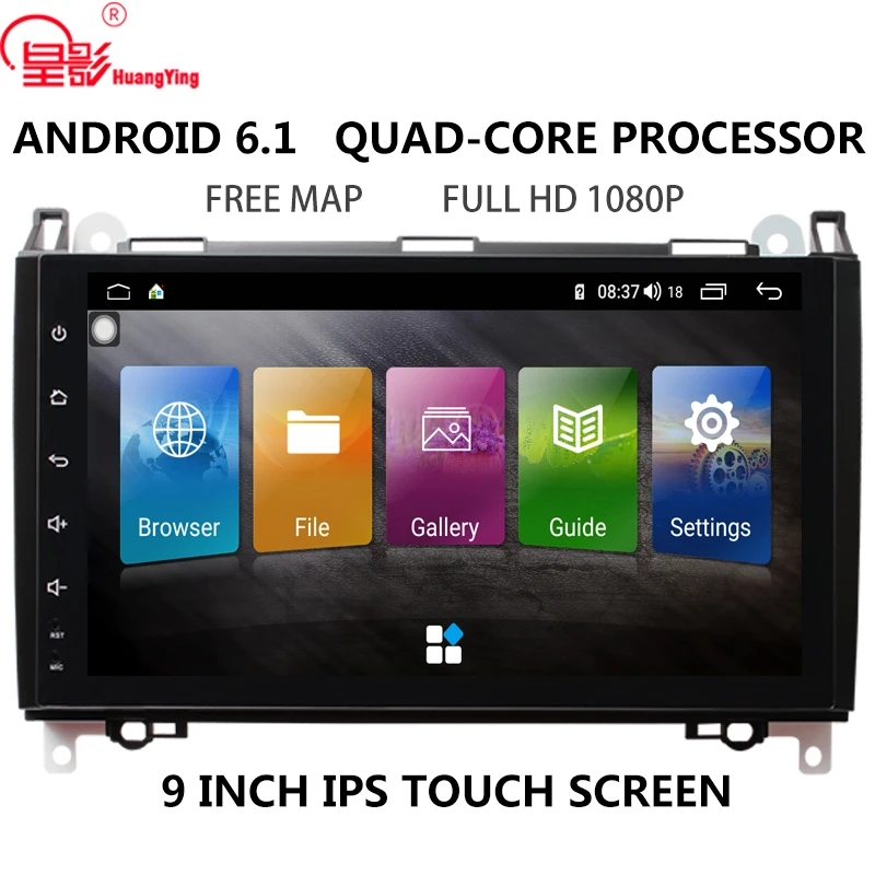 

9" IPS DSP touch screen QUAD CORE Android GPS Navi car radio stereo multimedia DVD player for Mercedes Benz B200 no dvd 2din
