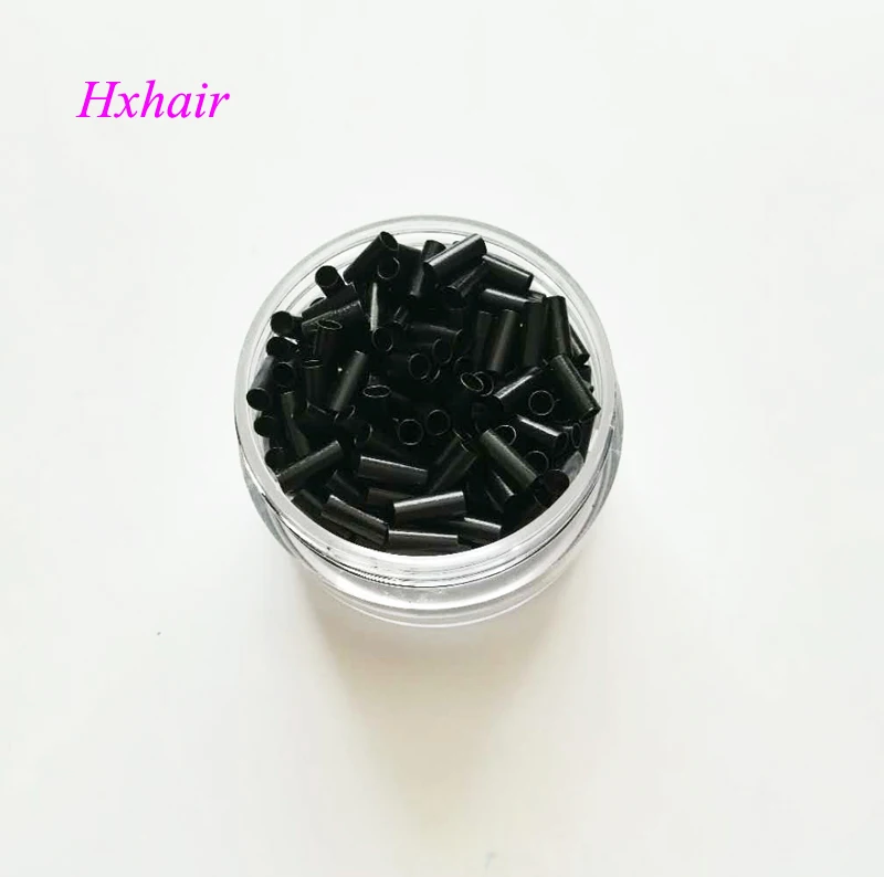 무료 배송-50000pcs 2.8mm 구리 튜브 마이크로 링/링크 비즈/블랙 D-브라운 브라운 L-브라운 금발