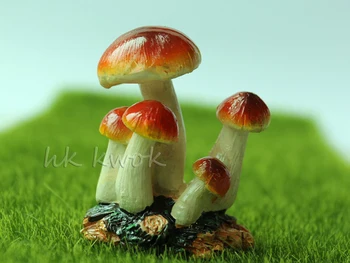 

Fairy Garden Miniatures Mini Garden Decorations Accessories Resin Crafts DIY Bonsai Figurines Mushroom Dollhouse Miniatures