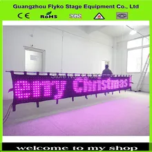 P5CM текст прокатки p5 светодиодный видео стены