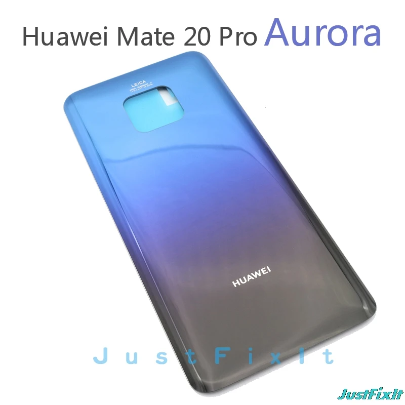 Для Huawei Mate 20 Pro крышка батареи Mate20 Задняя стеклянная панель для 20pro задняя дверь