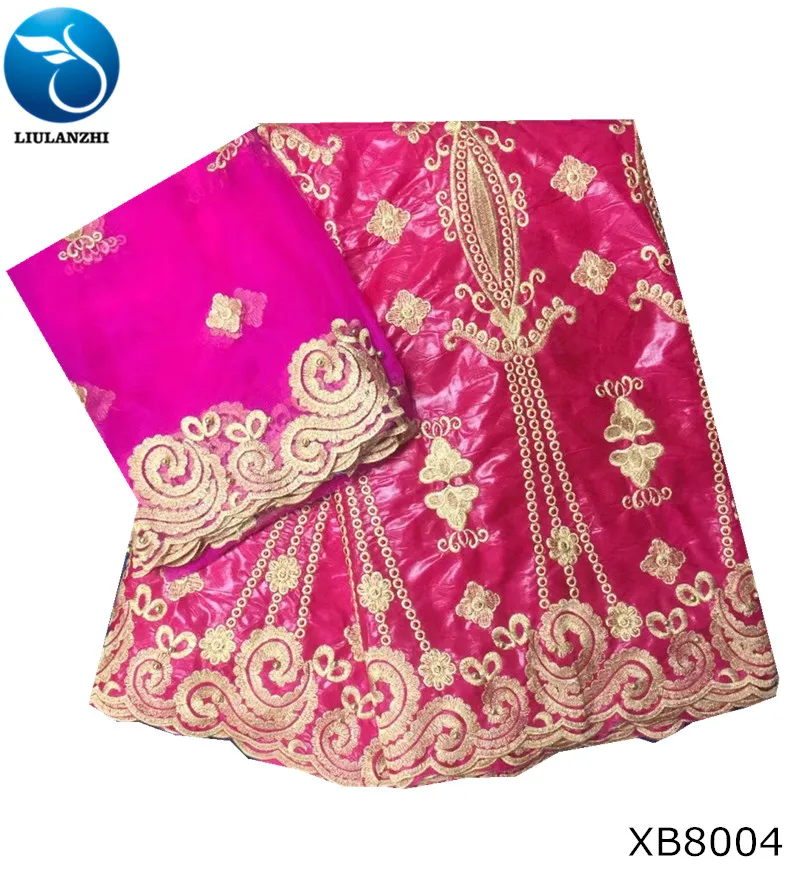 

LIULANZHI basin fabrics new bazin fabric 2018 guinea brocade fabric getzner pink fabric cotton cloth material 7yards/lot XB80