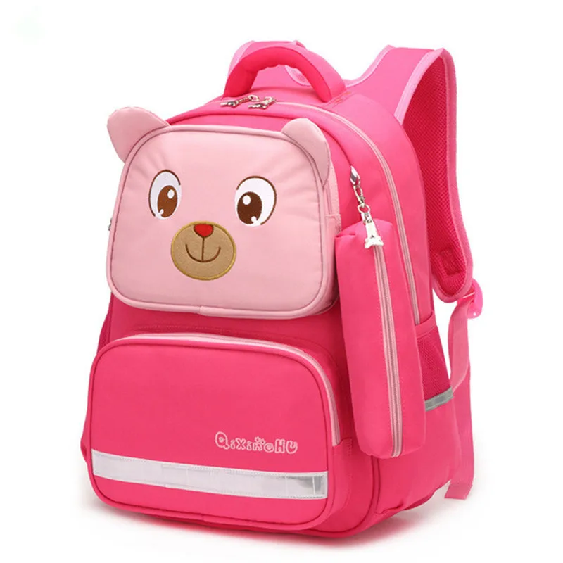 

2019 Factory Bear Pattern 5-9 Years Students Grade 1-6 School Bags Kids Animal Backpack Boys Girls Child Kindergarten Schoolbags