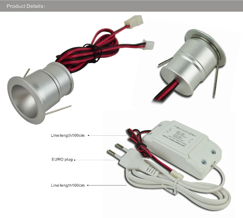 Высокое качество 9 шт./лот 1 Вт AC85-265V Мини светодиодный свет mini светодиодные светильники Светодиодные лампы Светодиодные пятно размер