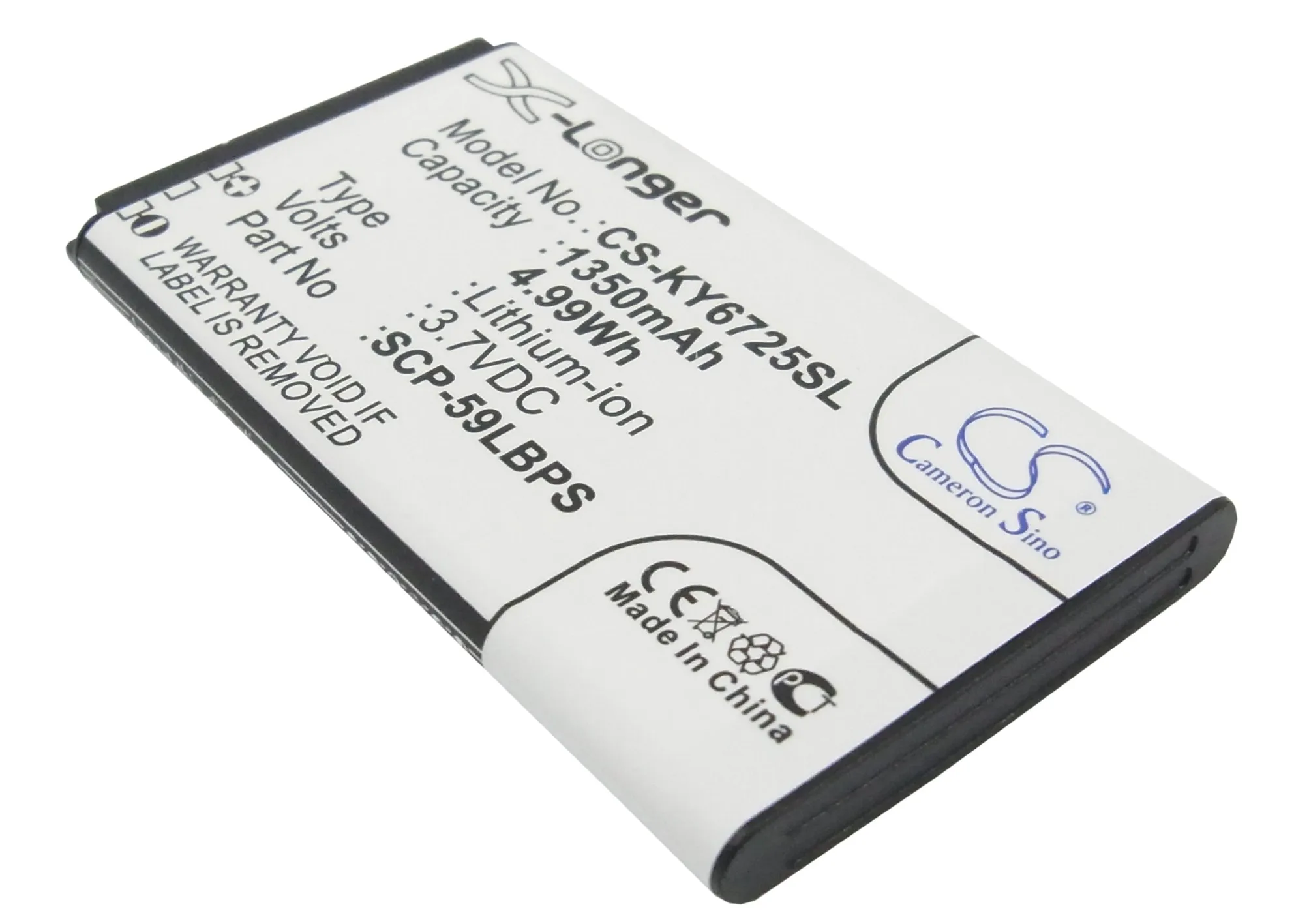 SCP 59LBPS батареи Cameron Sino 1350mAh для Kyocera C6725 C6730 Hydro Icon Vibe 4G KYC6725AVB|Аккумуляторы мобильных