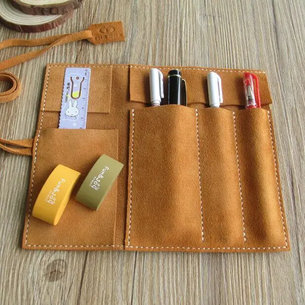 Высококачественный большой школьный чехол карандаш ручной работы сумка из