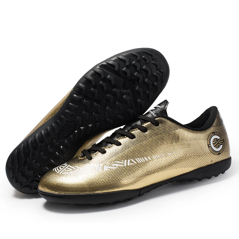 

Size 28-44 Unisex Men Kids Football Boots Professional Breathable Indoor Turf TF Massage Shoes Soccer Shoes