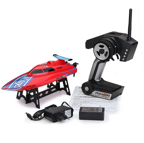 Новое поступление Wltoys WL911 RC лодка 4CH 2,4G высокого Скорость 24 км/ч гоночный катер Водонепроницаемый дистанционного Управление игрушки VS FT007 FT009 Wl912