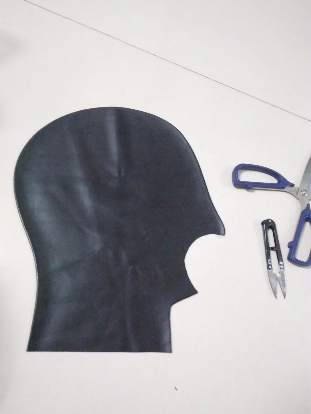 Кляп для рабства маска из латекса каучука и подбородка|latex bondage mask|latex hoodlatex hood fetish |