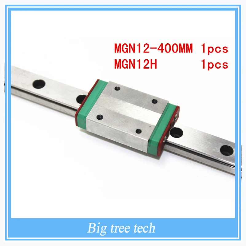 Kossel Mini for 12mm Linear Guide MGN12 Long 400mm linear rail MGN12H Long linear carriage for