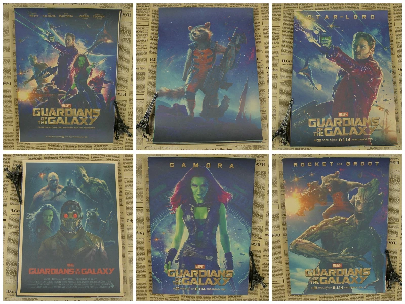 

Guardians of the Galaxy Kraft Paper Poster/ Wall stickers /stickers