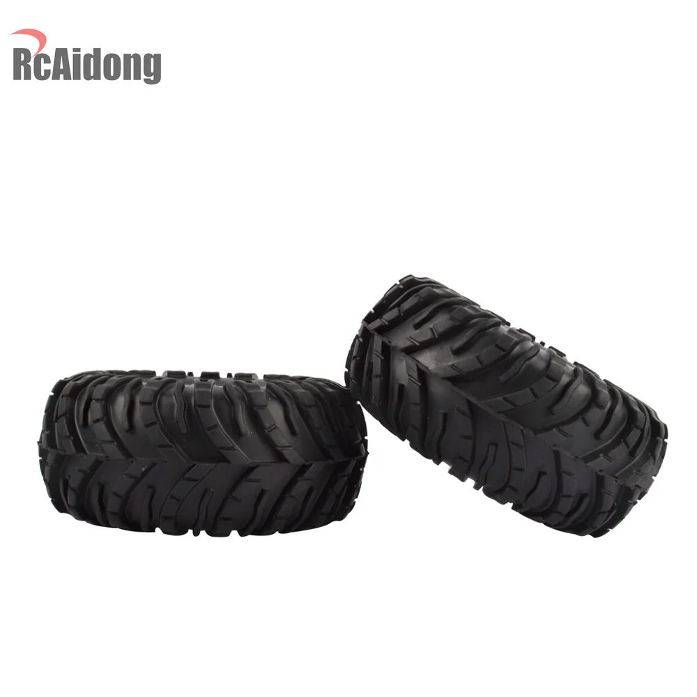 4 шт. 2 &quotрезиновые шины для осевого SCX10 RR10 Рейфы 90056 90045 90031 Yeti 1/10 RC Rock Crawler|Детали и