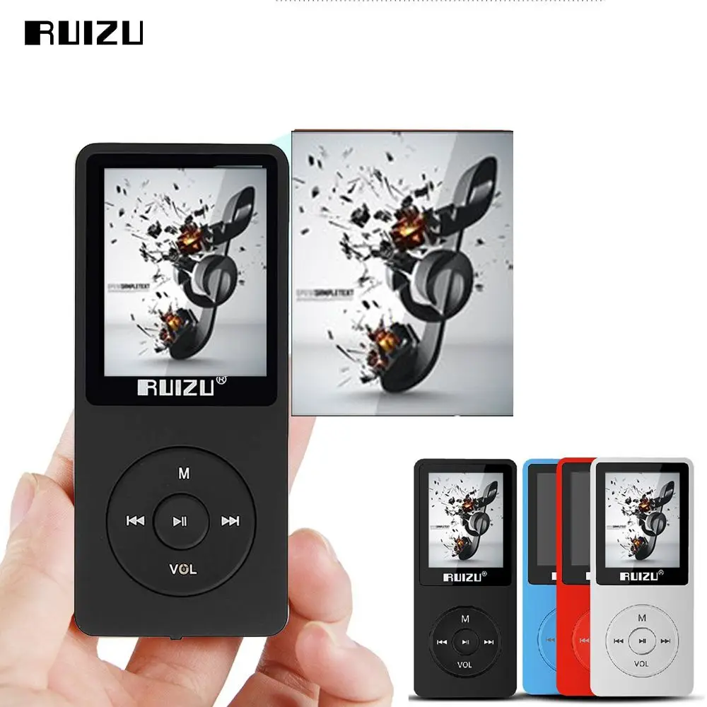 Original RUIZU X02 MP3 Player 8GB With 1.8 Inch Screen Can Play 100