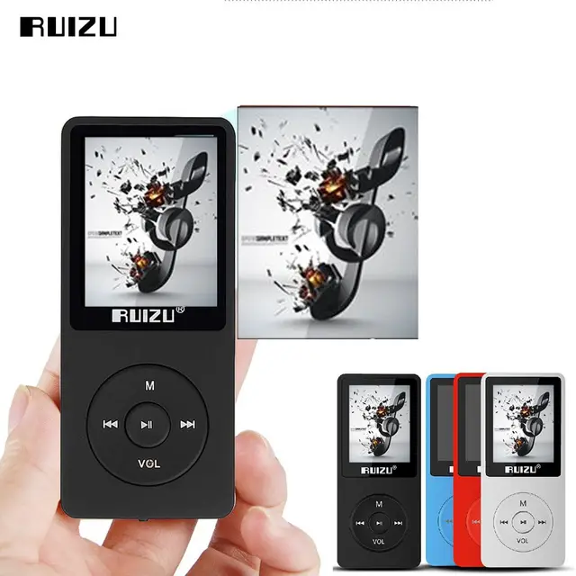 Original RUIZU X02 MP3 Player 8GB With 1.8 Inch Screen Can Play 100