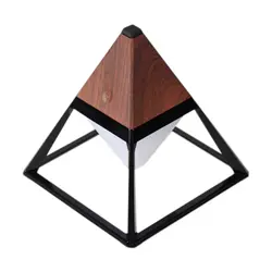 Пирамида Водонепроницаемая настольная лампа для чтения Usb аккумуляторная сенсорная Беспроводная Светодиодная лампа складной настольный