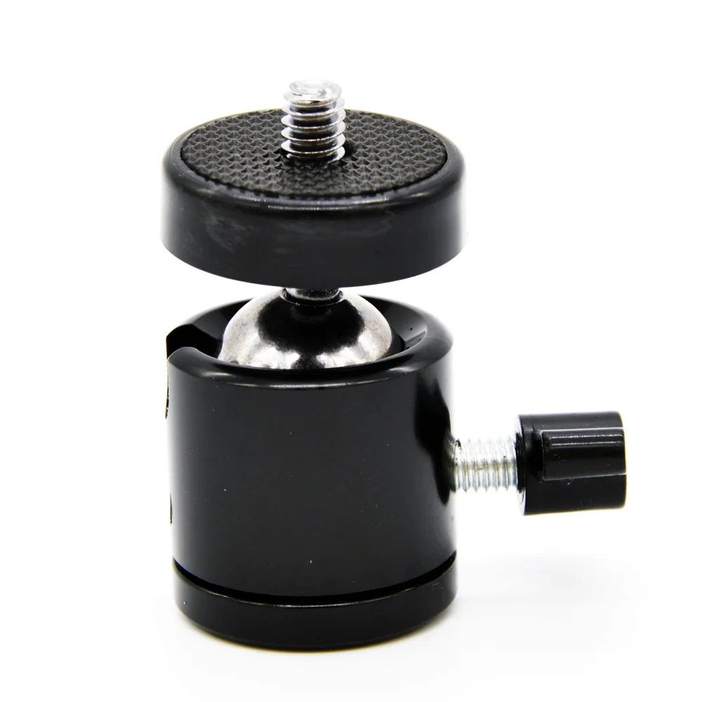 

Photography 360 Swivel Mini Ball Head 1/4" 3/8" Screw for Camera Tripod Monopod Heads