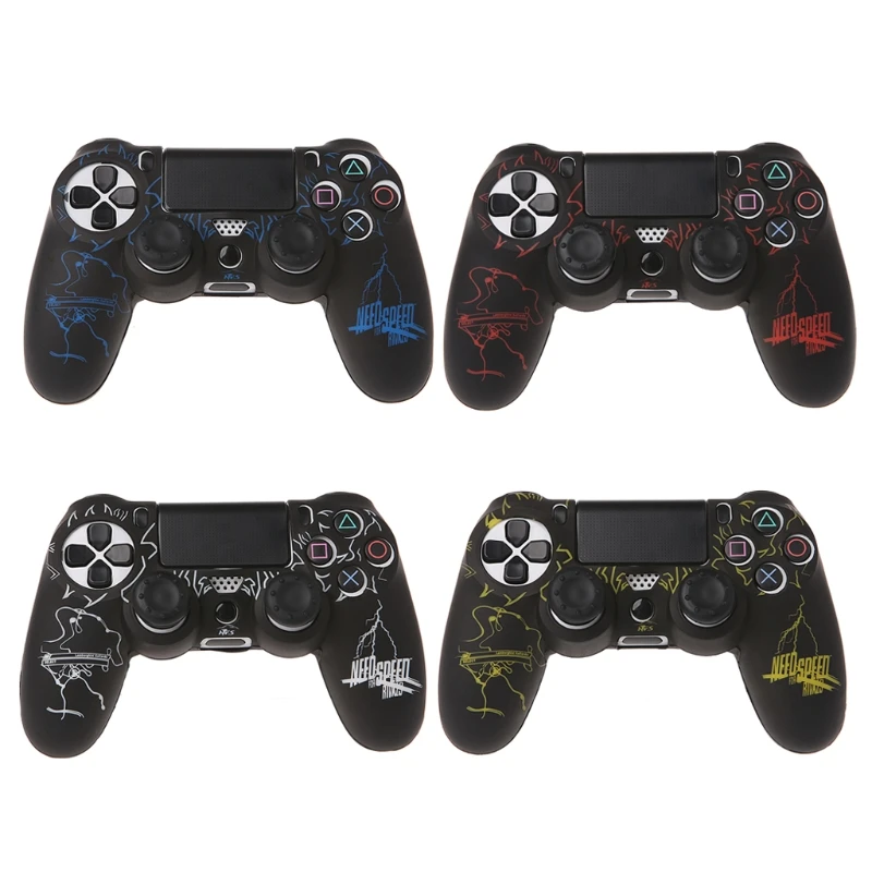 Для Playstation 4 PS4 Pro тонкий геймпад защитный Камуфляжный силиконовый гелевый