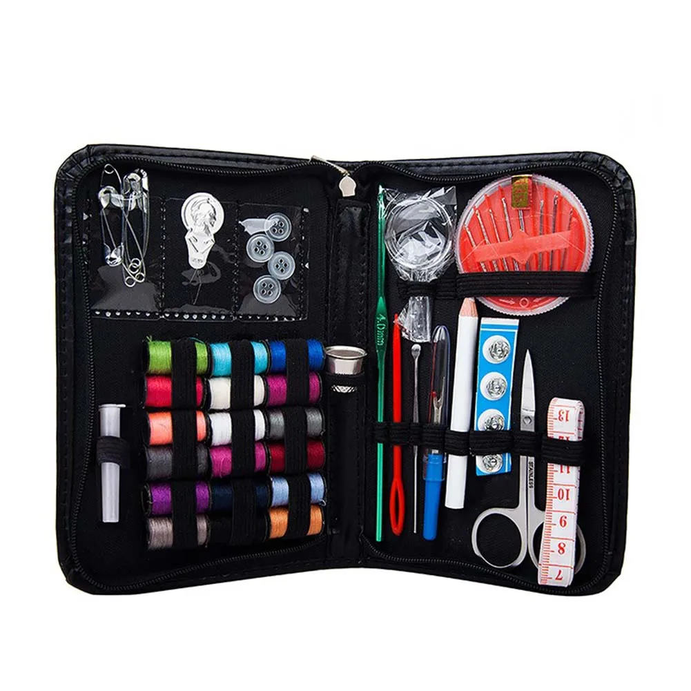 

41pcs/Bag Multifunction Sewing Box Thread Stitches Needles Set Cloth Buttons Craft Scissor Sewing Kits TB Sale