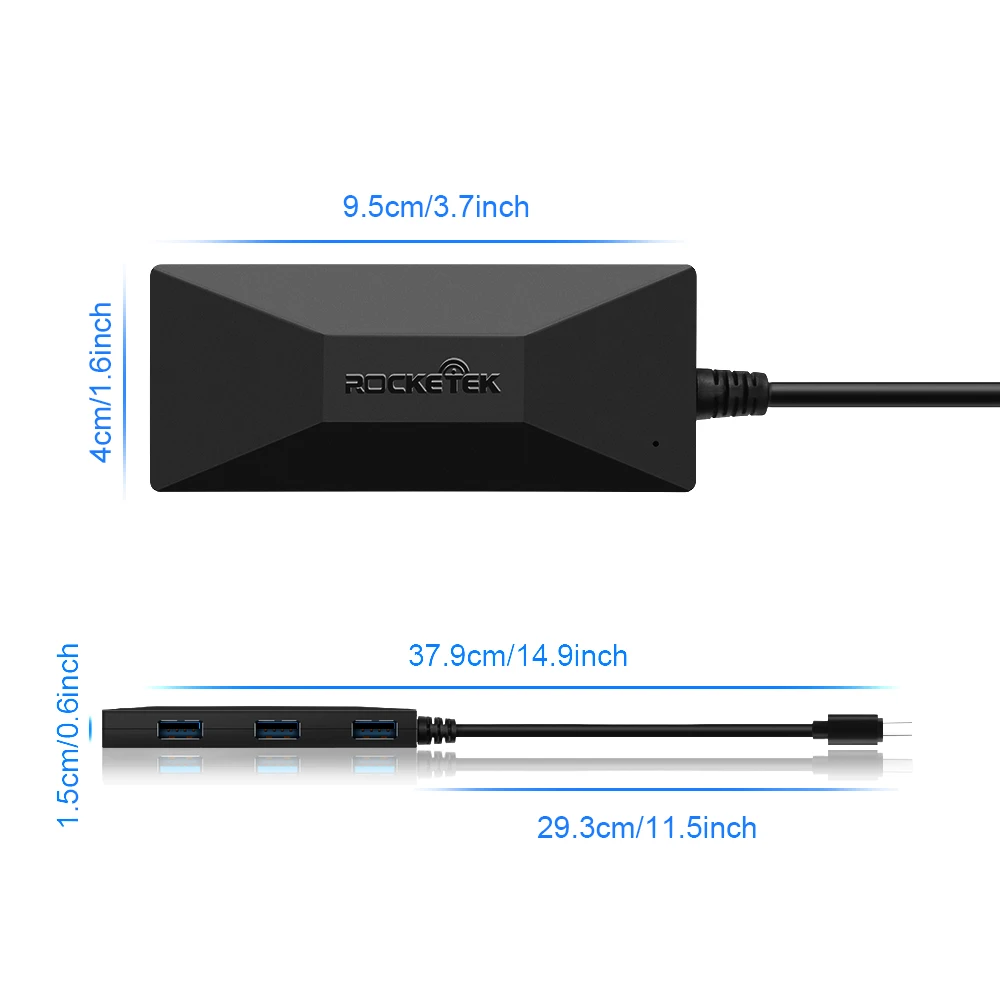 Rocketek USB гигабитный Ethernet адаптер 1000 Мбит/с Тип c концентратор 3,0 Lan для Xiaomi Mi Box 3/S Android tv телеприставка сетевая карта Rj45
