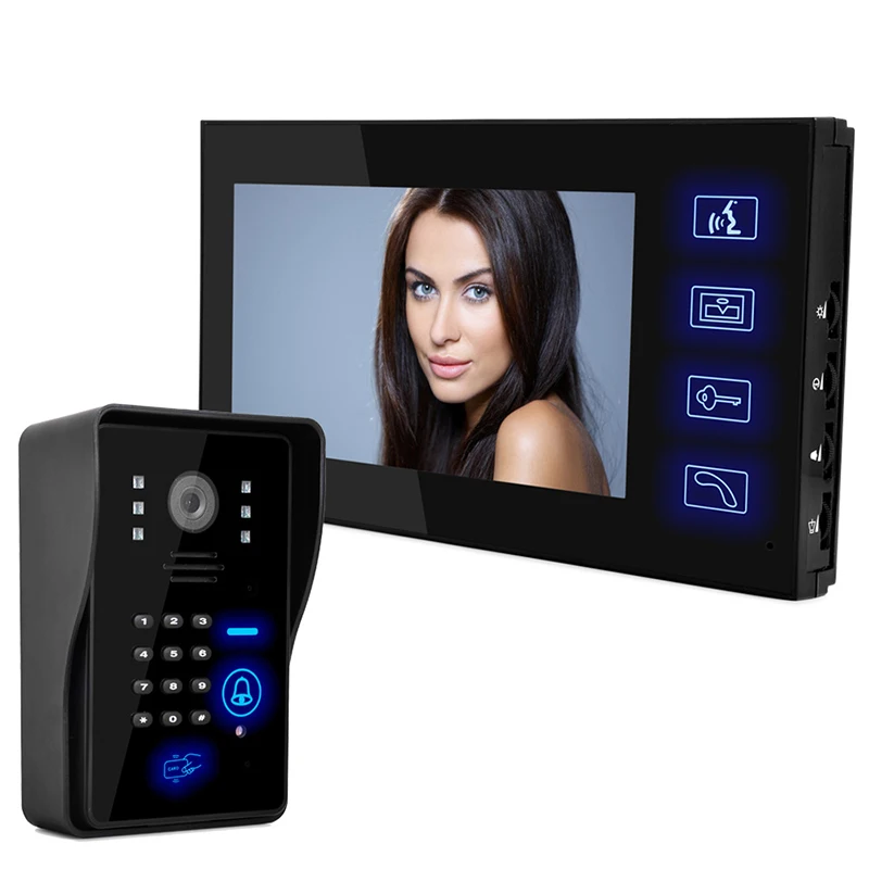 2017 New 7 inch high definition doorbell 700 rain proof