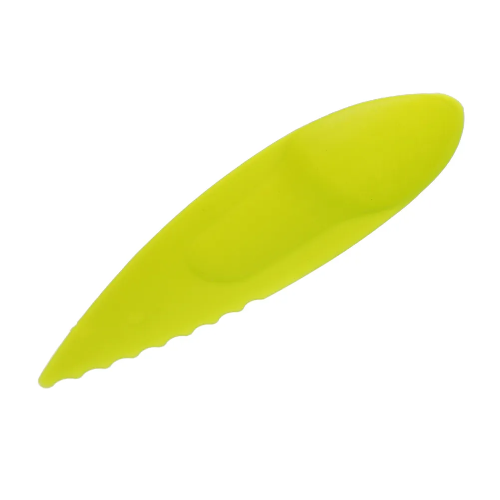 

6 pcs/set Plastic Candy Color 11.5*3cm 2 in 1 Kiwi Dig Spoon Scoop Fruit Knife Slicer Peeler Cutter Kiwi Spoon