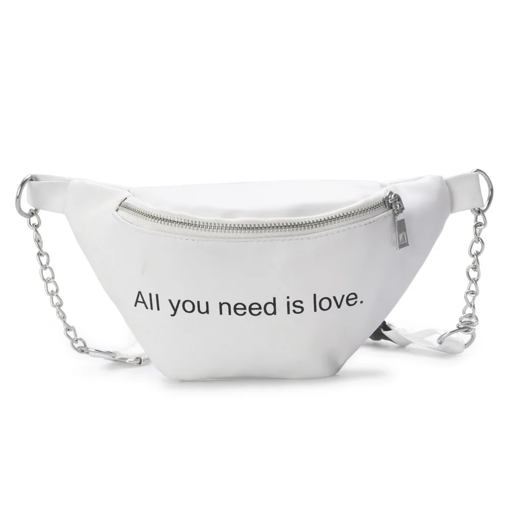 

Women Bag Fashion Letter Chain Leather Messenger Shoulder Bag Chest sac main femme torebka damska shopper bolsa feminina