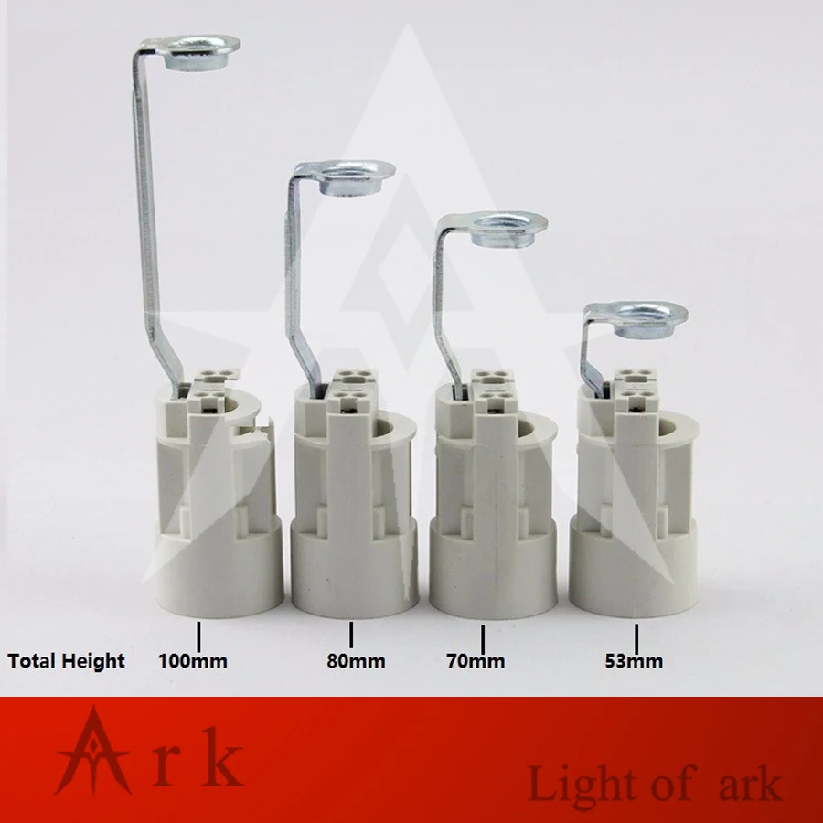 DIY 4pcs/lot E14 lampholder with m10 rack bracket Candle Lamp Holder