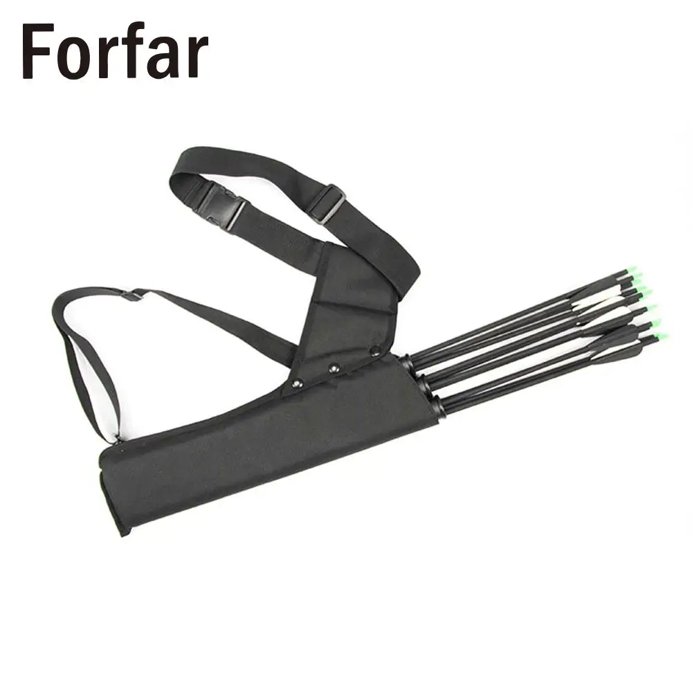 3 Tube Arrows Holder Bag Arrow Box Hunting Bow Waist Belt Shooting