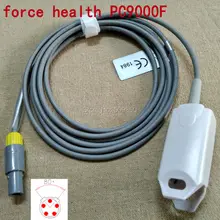 Совместимый heal force PC9000F монитор пациента lemo 5pin два слота разъем awt взрослый палец клип spo2 датчик импульсный зонд