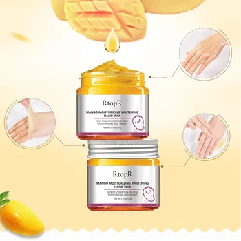 

50g Mango Moisturizing Hand Wax Whitening Skin Hand Mask Repair Exfoliating Calluses Film Anti-Aging Hand Skin Cream