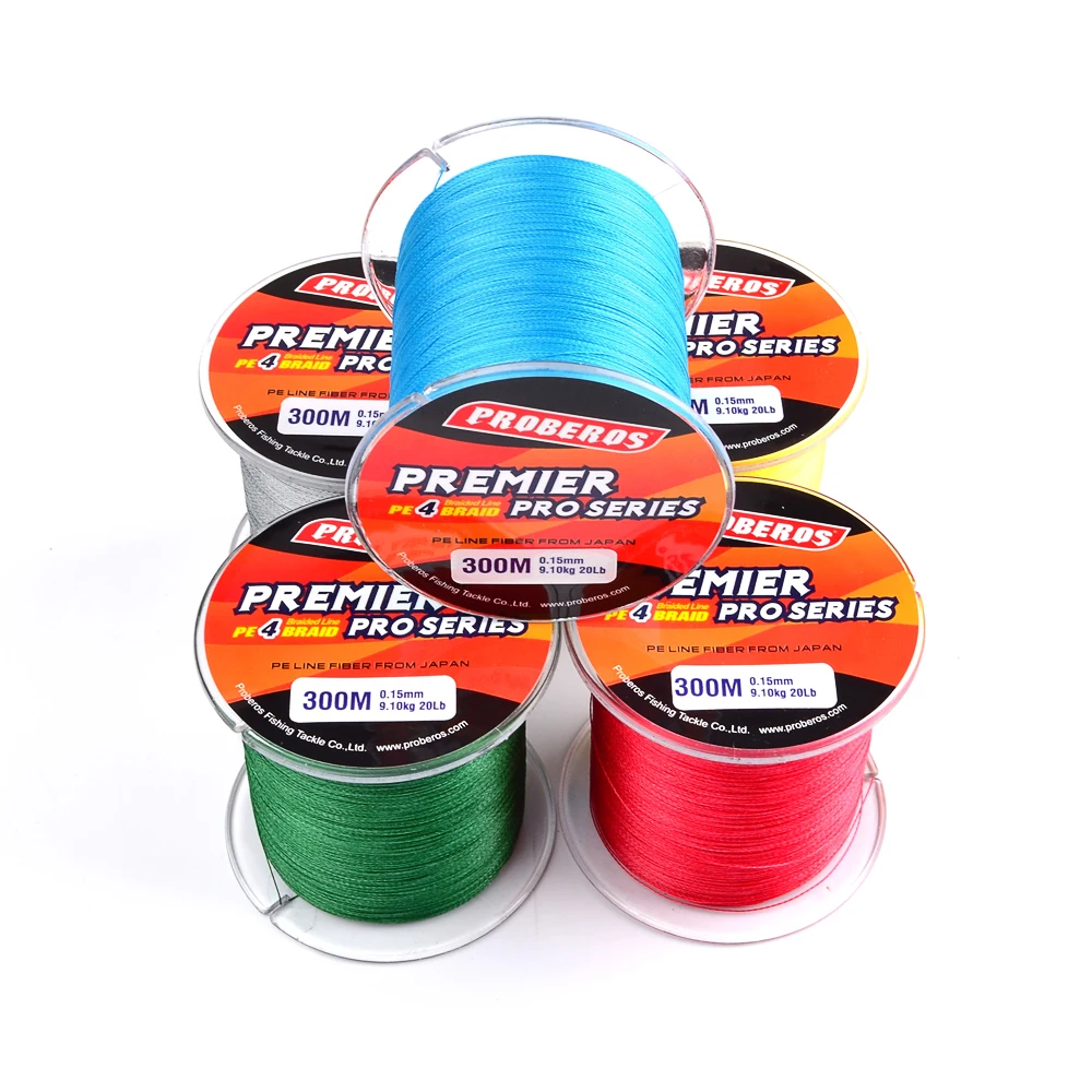 LumiPart Fishing line 300M fluorocarbon Carp 4stands 10LB 20LB 30LB 60LB Multifilament