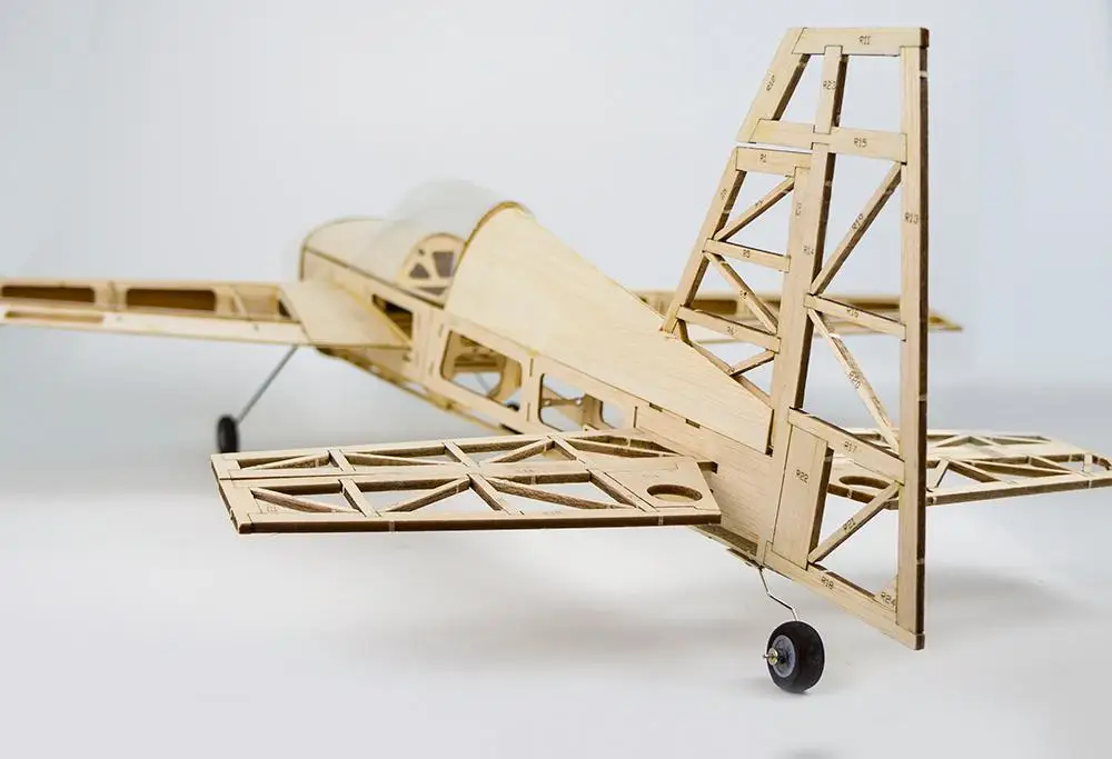 Дополнительный 330 Модернизированный 1000 мм размах крыльев Balsa деревянное здание RC самолет комплект для мальчиков Детский подарок Спиннер высокого качества
