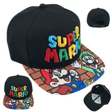 ; Женская бейсбольная Кепка с вышивкой Марио; Повседневная шляпа в стиле хип-хоп на плоской подошве для костюмированной вечеринки; уличная шляпа от солнца для путешествий