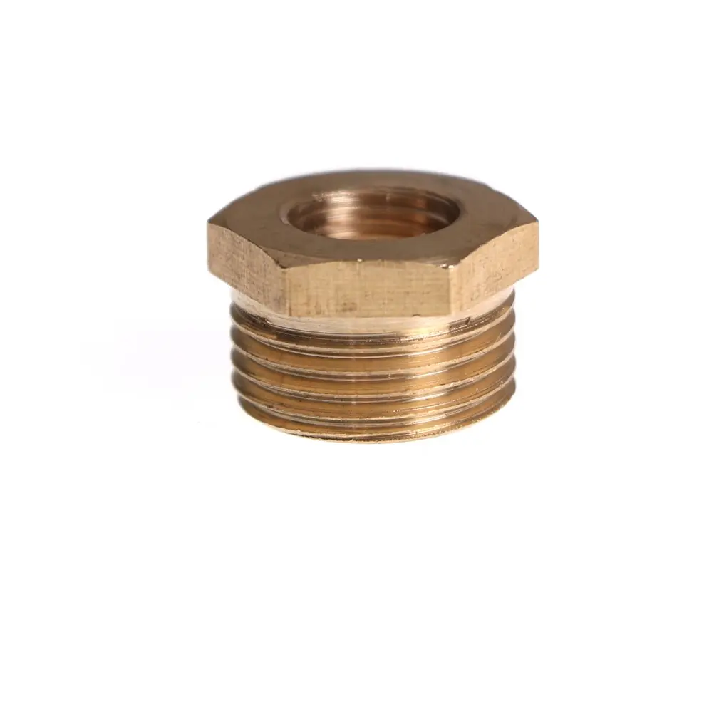 Латунь 3/8 &quotBSPT мужской 1/8&quot NPT адаптер Трубная втулка установки редукционный