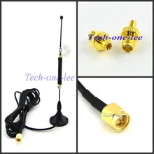 10 шт. 4G 10dbi LTE антенна 3g 4g lte Антенна 698-960/1700-2700 МГц SMA Мужской RG174 3M+ гнездо SMA TS9 Мужской адаптер