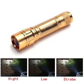 

Portable Flashlight Tactical Handheld Flashlight Torch Light Emergency LED Flashlights with 3 Modes