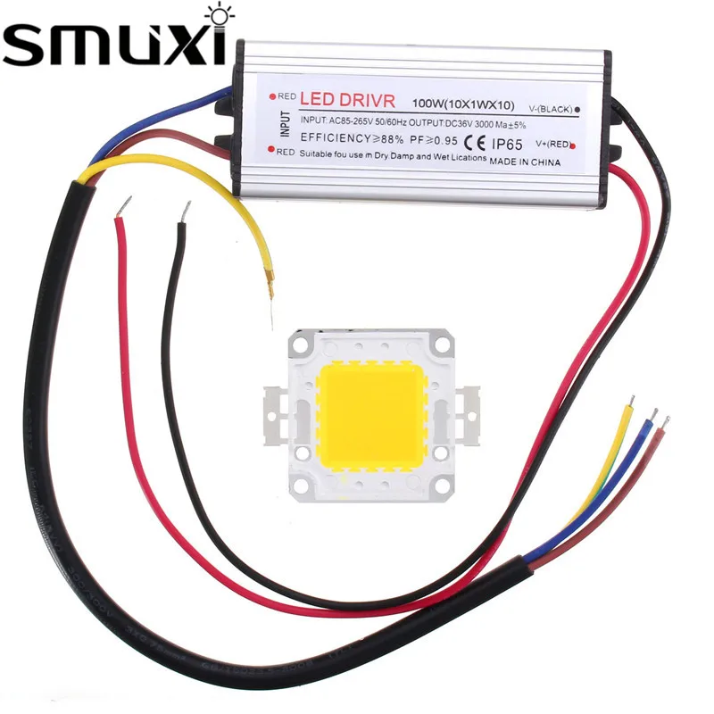 Светодиодный драйвер Smuxi 10 Вт 20 30 50 70 100 Вт|3 w led chip|chip 20wchip 30w |
