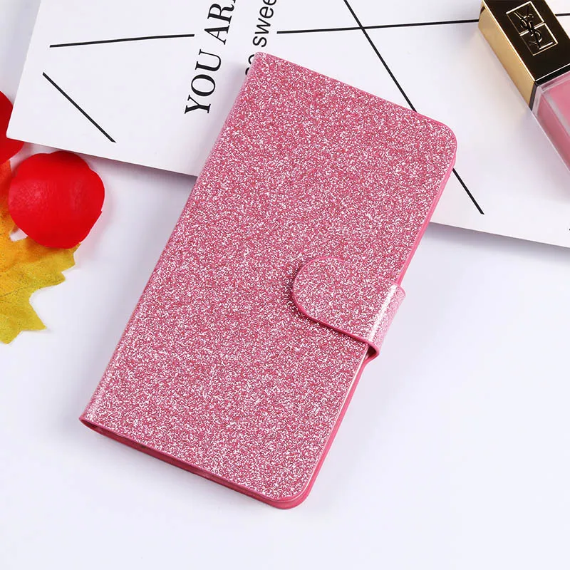 QIJUN Блестящий блестящий чехол книжка с подставкой для Huawei Ascend Y635 Y 635 l01 l21 5 0 дюйма