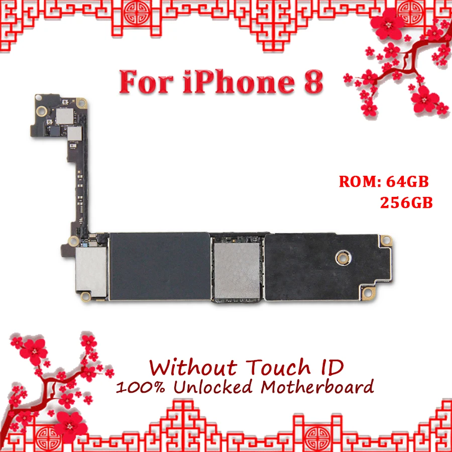 

Clean icloud motherboard For iPhone 8 motherboard Without Touch ID,Full Function Logic Board For iPhone 8 Mainboard