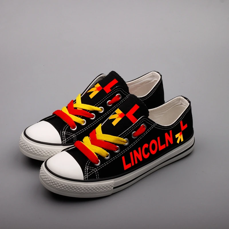 

E-LOV Women Flat Shoes Custom America State of Nebraska Canvas Shoes Graffiti Printing Casual Platform Shoes Zapatillas Mujer